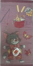 Котик с рыбой